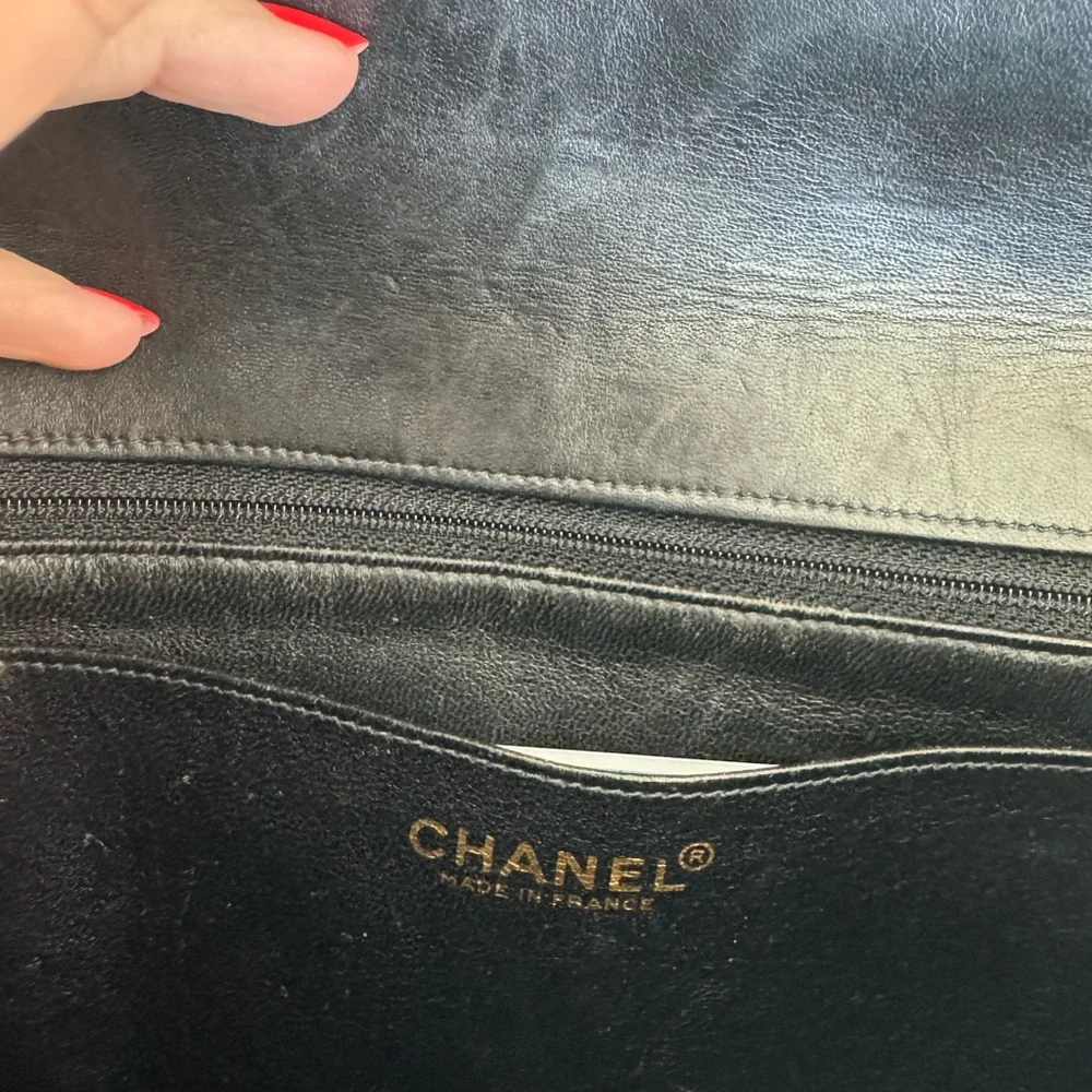 RARE Chanel Lucky Charm Chocolate Bar Flap Bag Black Gold 13 Series Collector - Picture 7 of 15